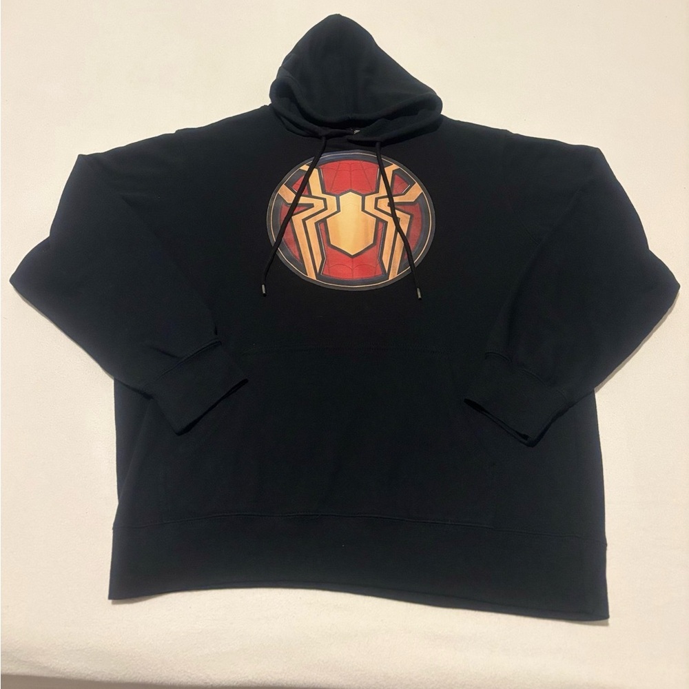 Marvel Comics Spider Man No Way Home Gold Spider Hoodie